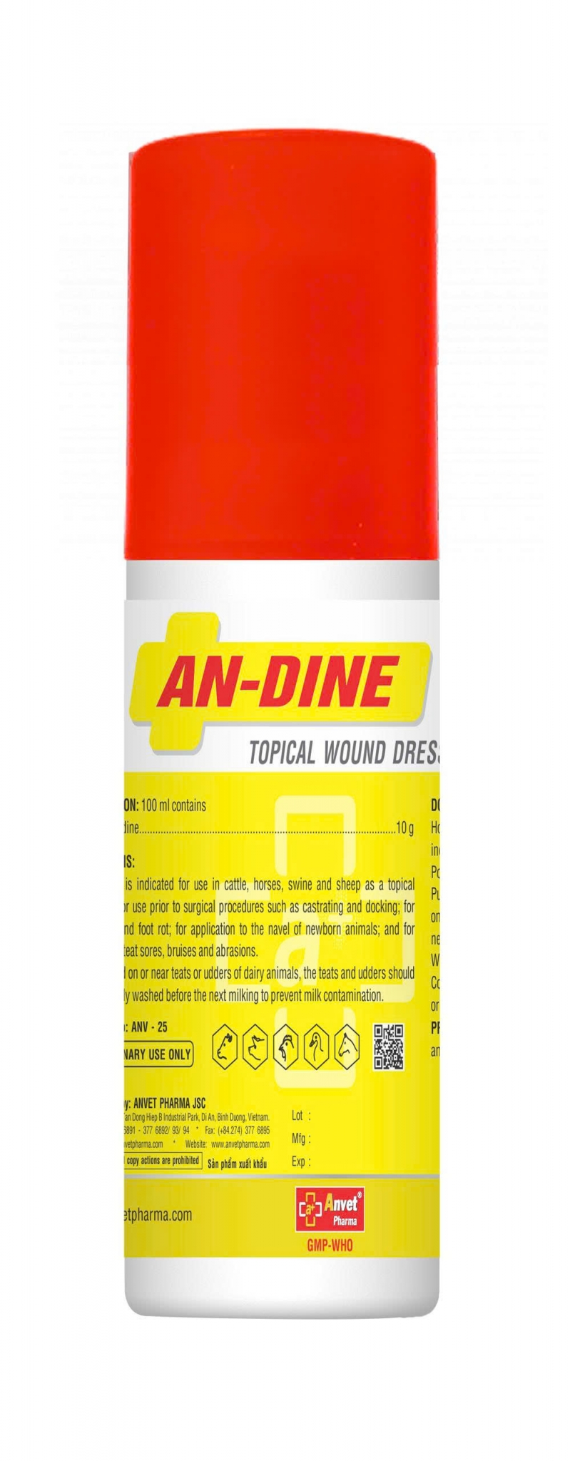 AN-DINE (WOUND DRESSING SPRAY)